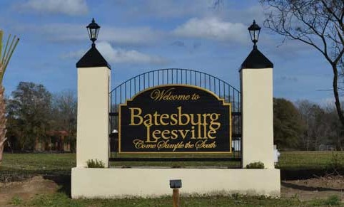 photo of the welcome to batesburg leesville sign 'Come sample the south"