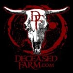 DeceasedFarm.com DF cow with horns skull