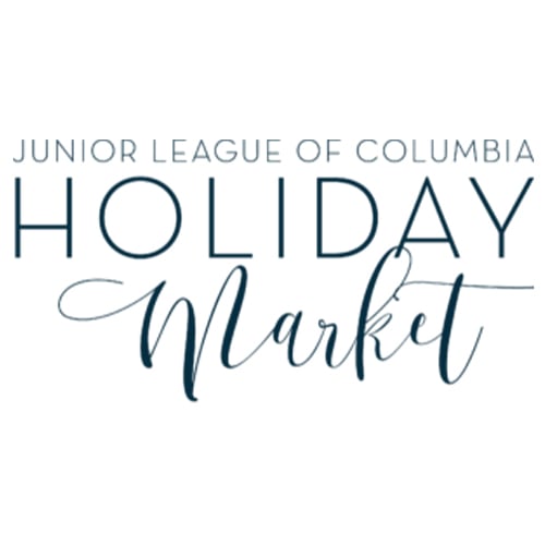 Text Reads: "Junior League Of Columbia Holiday Market"