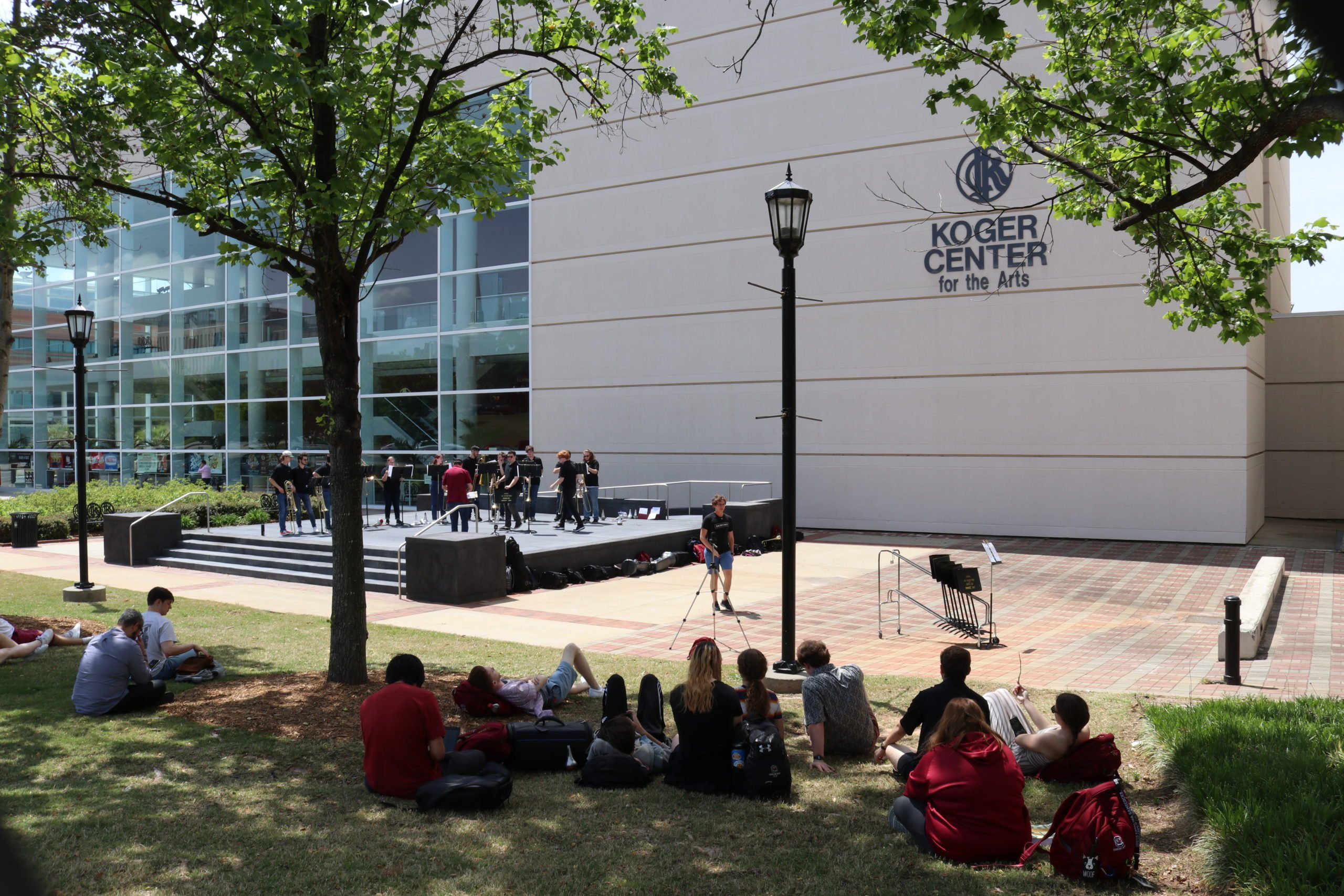 Koger Center For The Arts Unveils New Plaza Stage Lake Murray Country
