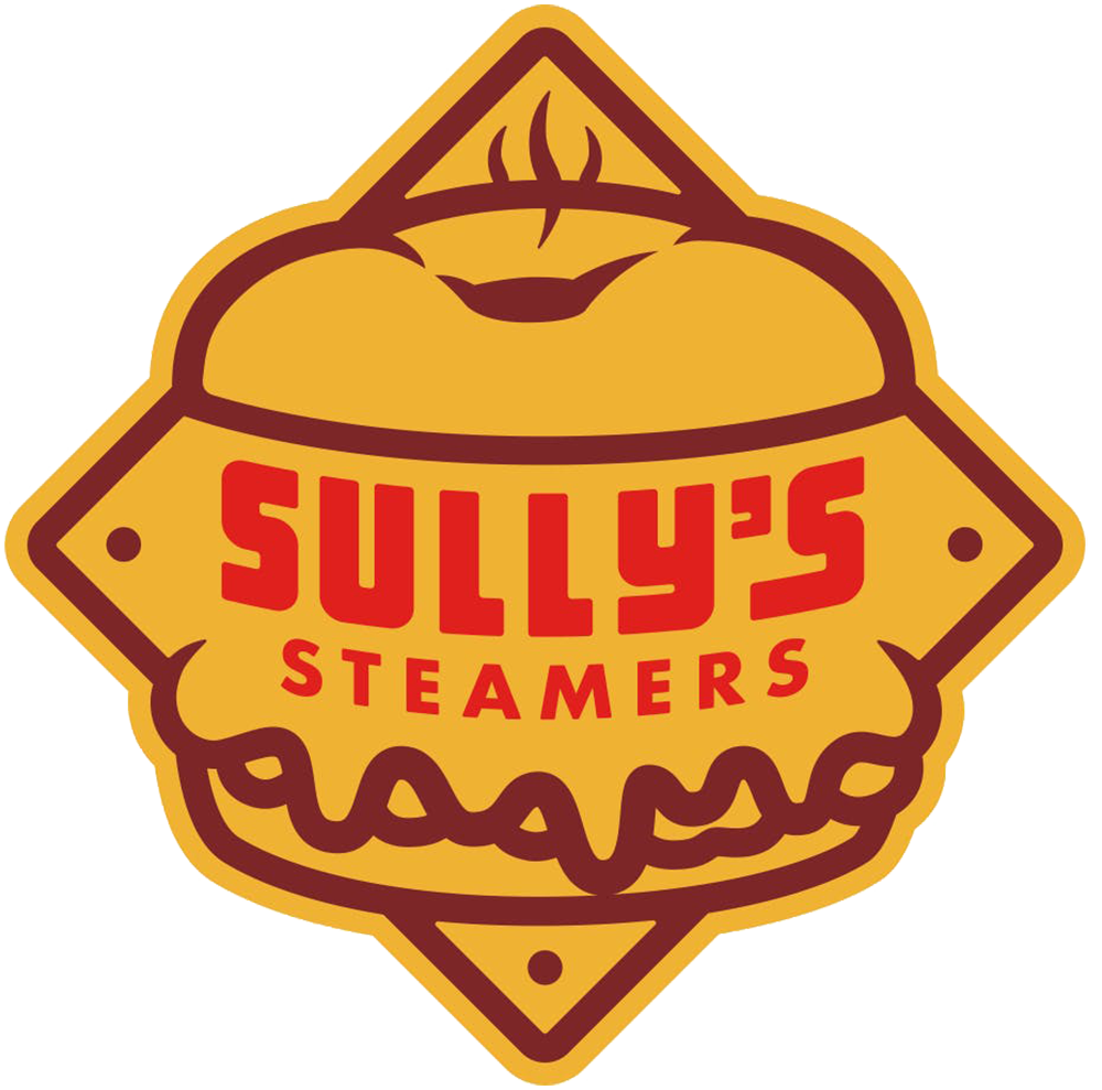 Sully's Steamers yellow and red logo