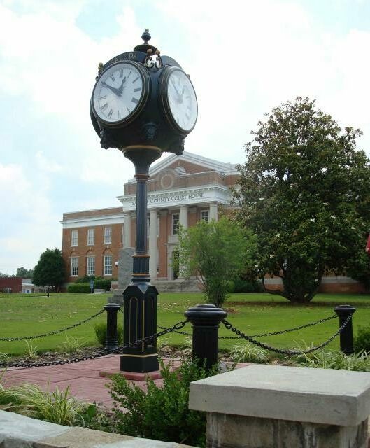 Saluda County Clock and Court House